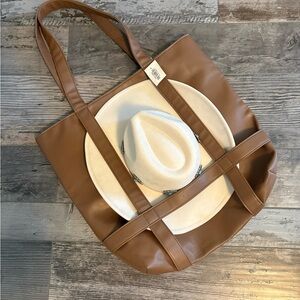 Brown Tote Bag with